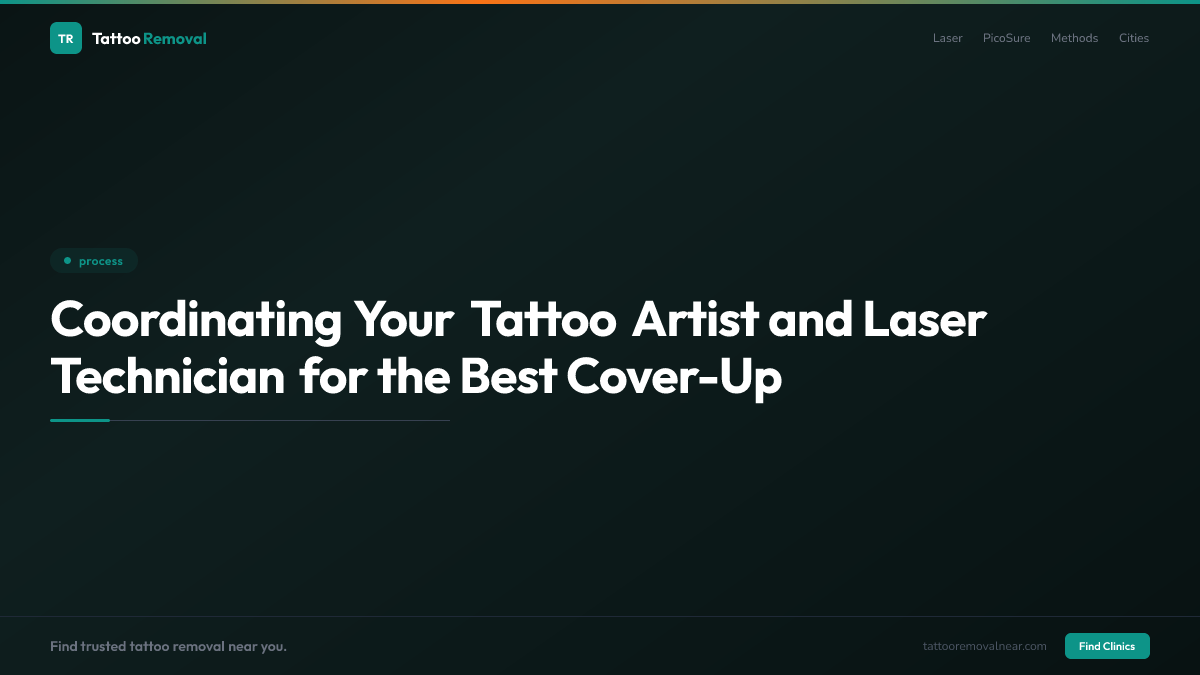Coordinating Your Tattoo Artist and Laser Technician for the Best Cover-Up