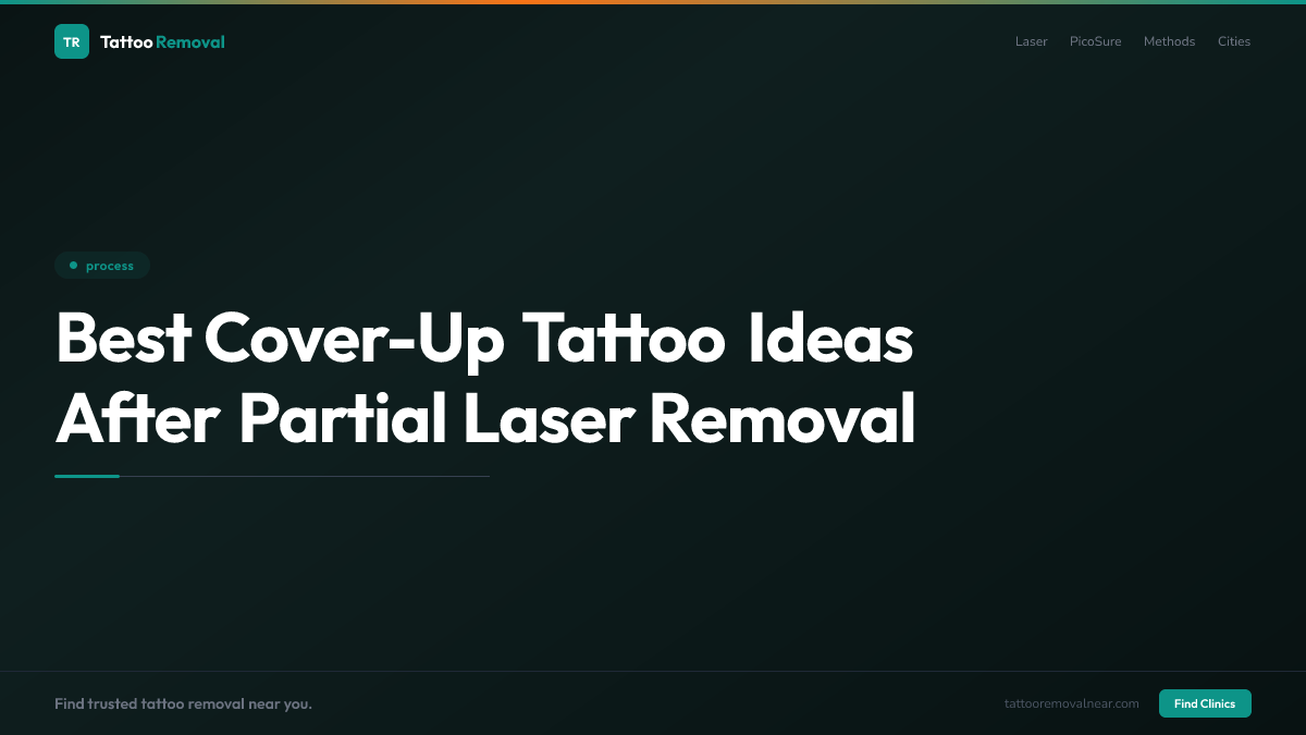 Best Cover-Up Tattoo Ideas After Partial Laser Removal