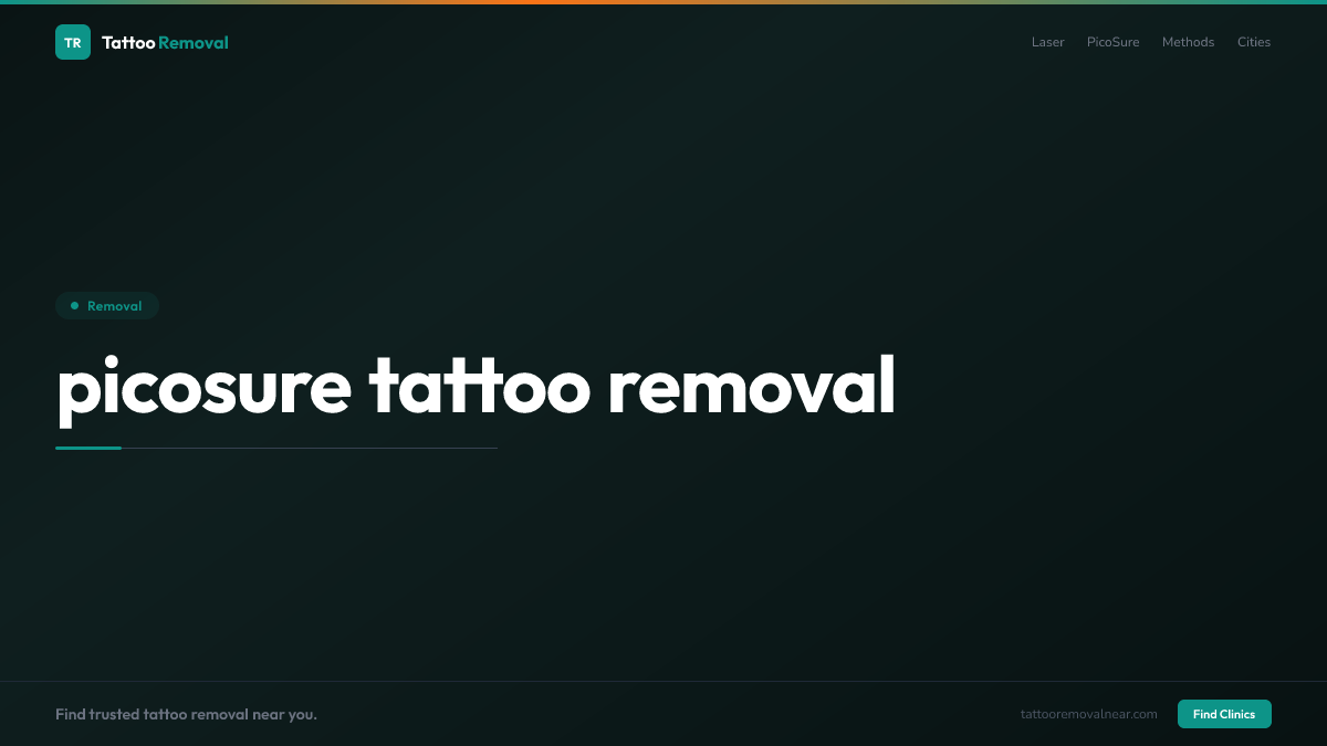 picosure tattoo removal
