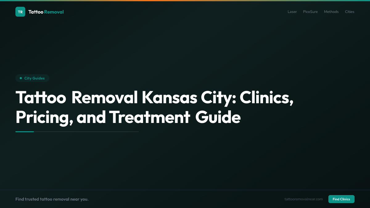 Tattoo Removal Kansas City: Clinics, Pricing, and Treatment Guide