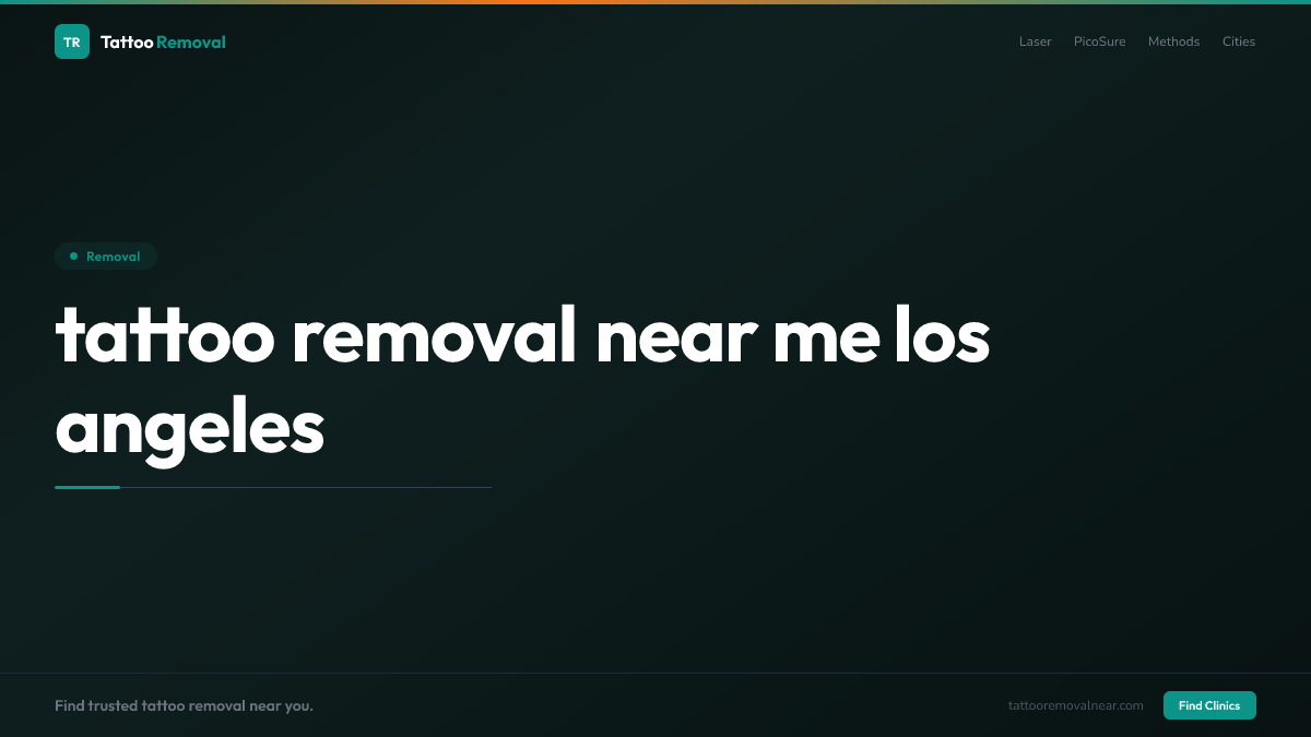 tattoo removal near me los angeles