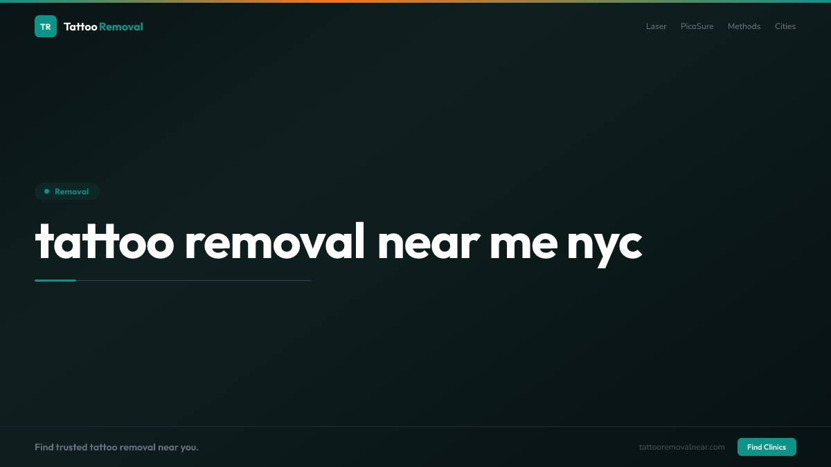 tattoo removal near me nyc