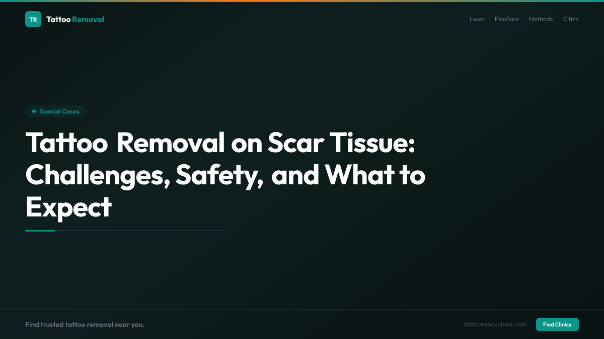 Tattoo Removal on Scar Tissue: Challenges, Safety, and What to Expect