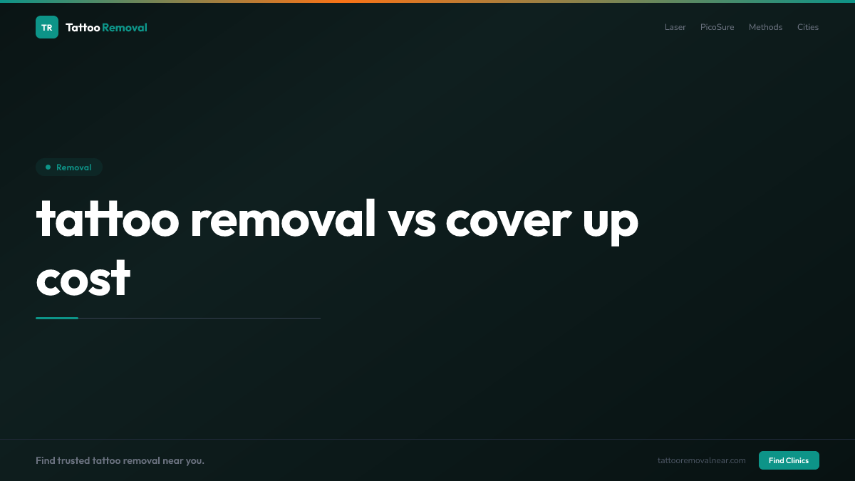 tattoo removal vs cover up cost